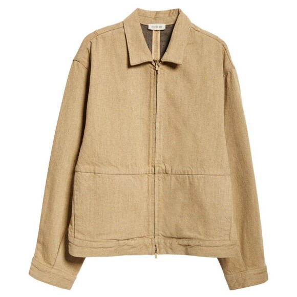 Fear of God Collection 8th Men's Cotton Denim Trucker Jacket Deer Size M - Picture 3 of 6